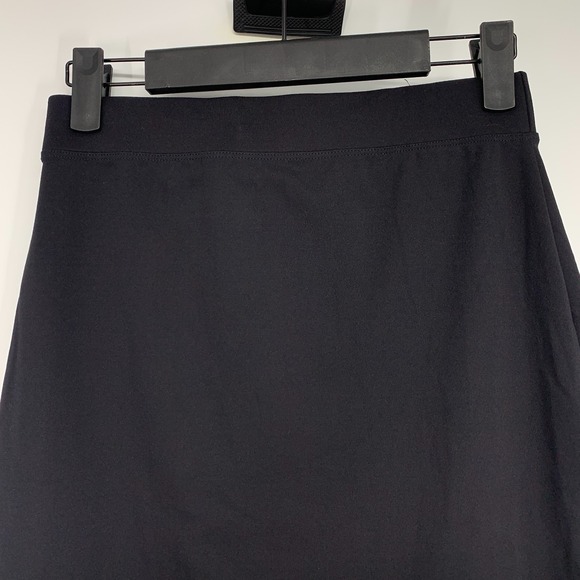 Fila Skirt Womens XS Black Red Asymmetrical Knit Stretch Pull On Bodycon Pencil - Picture 8 of 9